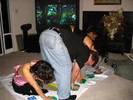 Jane, Mike, Heather, Sunny playing Twister