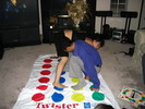 Sunny, Heather playing Twister